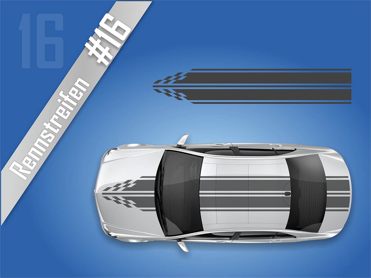 Autostreifen Rennstreifen Rallye Streifen Pfeil #2116 Autostreifen Rennstreifen Rallye Streifen Pfeil #2116