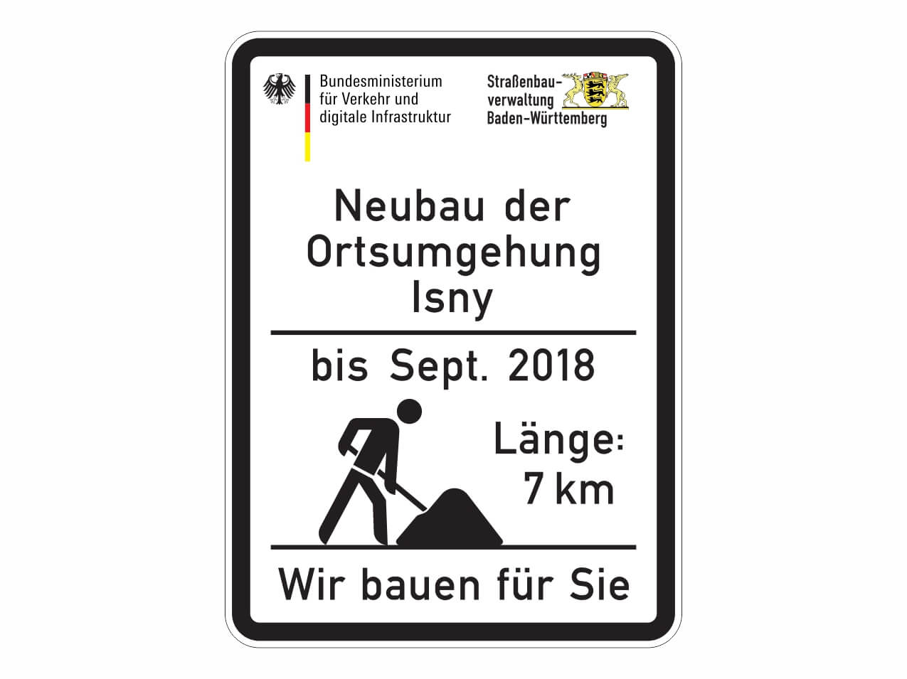 Baustelleninformationsschild-200x270cm-ReflexionsklasseRA2