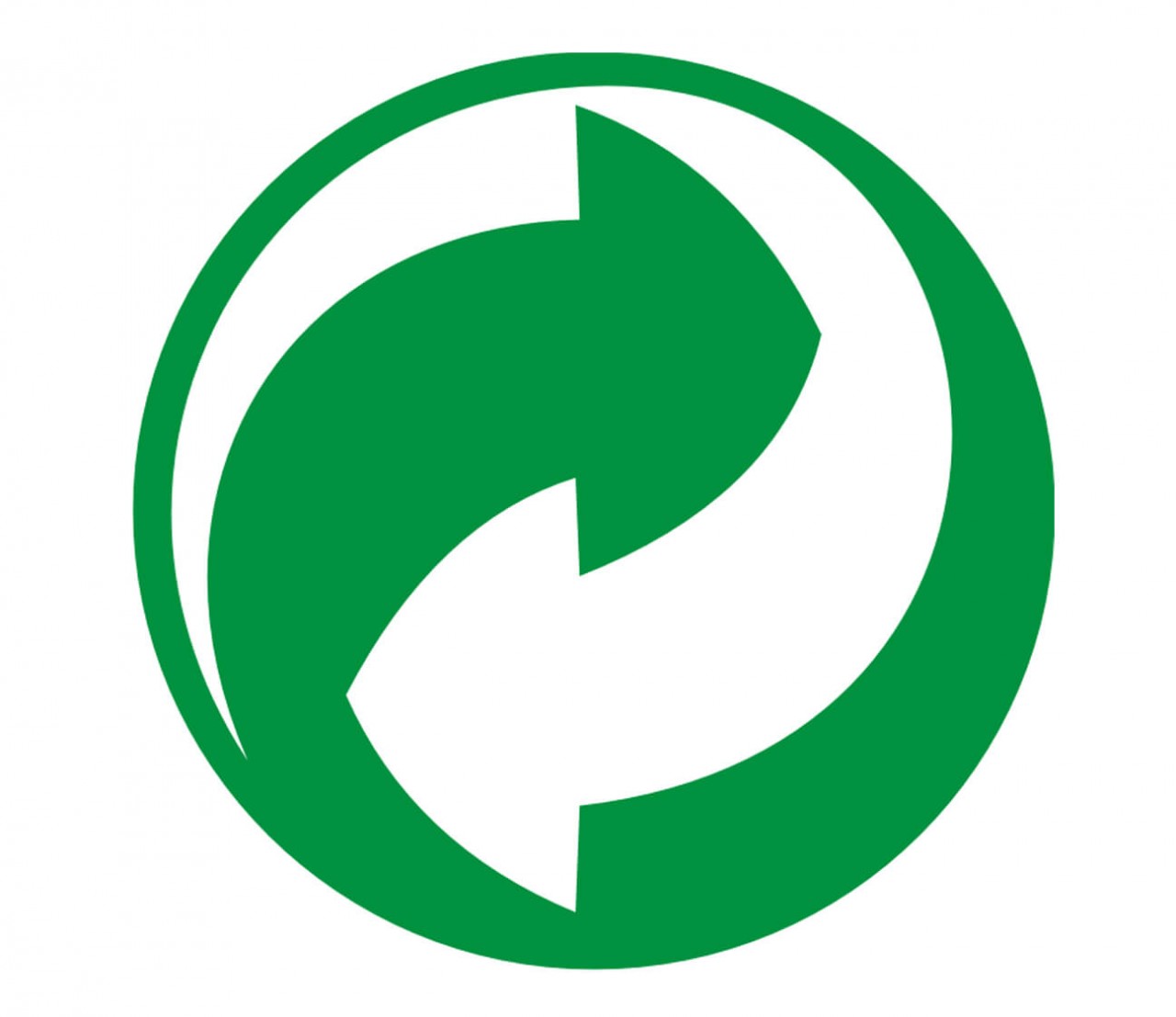 ZEICHEN Grüner Punkt ZEICHEN Grüner Punkt