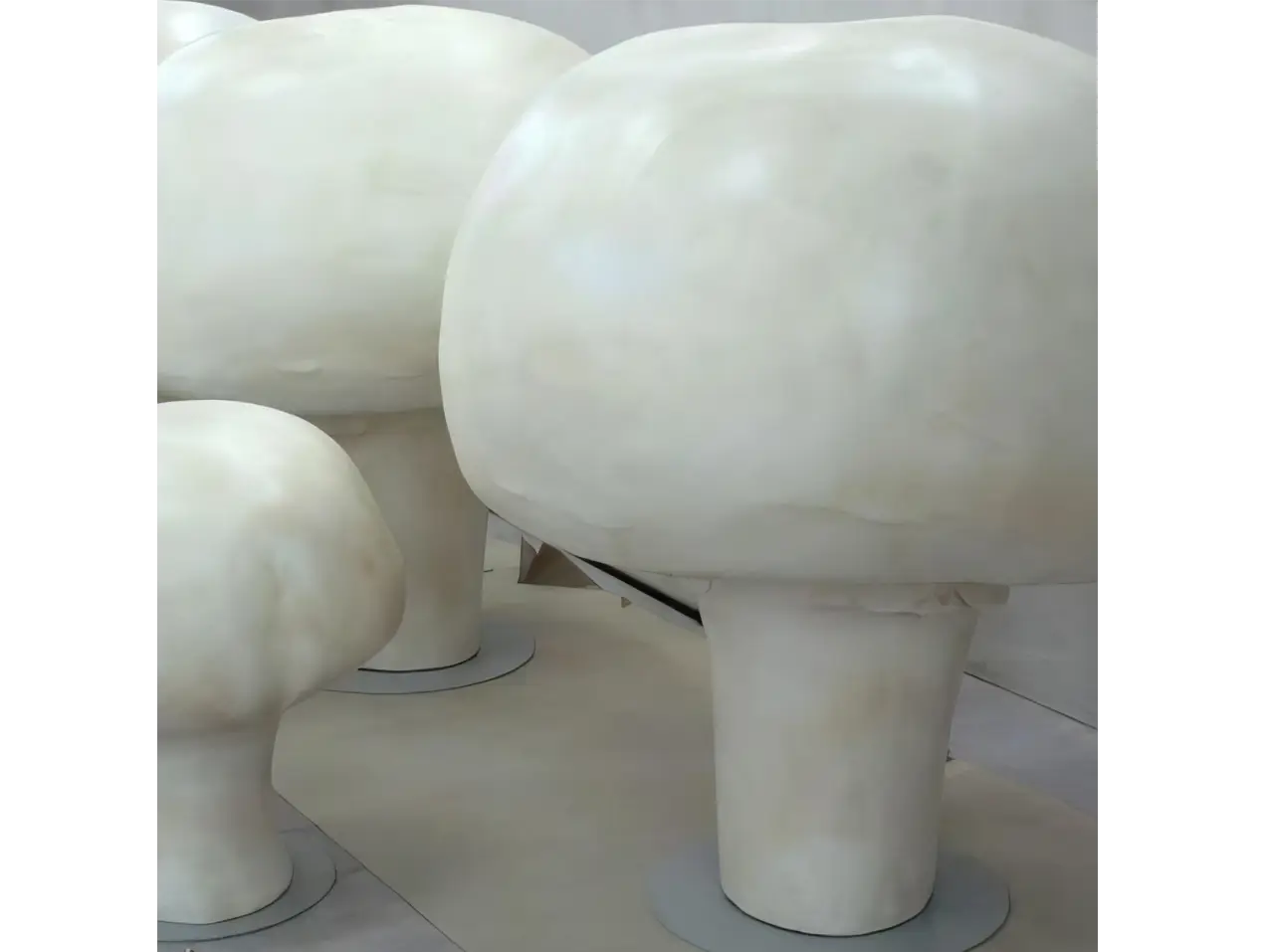 3D-XL-Werbefigur-Werbeaufsteller-Gemuesefigur-Riesenpilz-Champignon-120cm