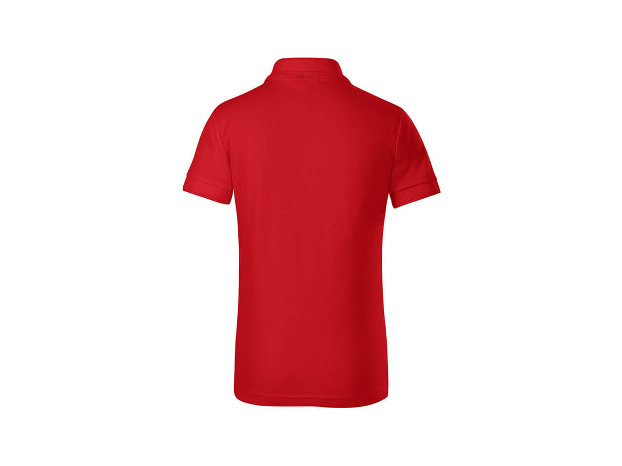 Polohemd-Kinder-Pique-222-Back-rot-07