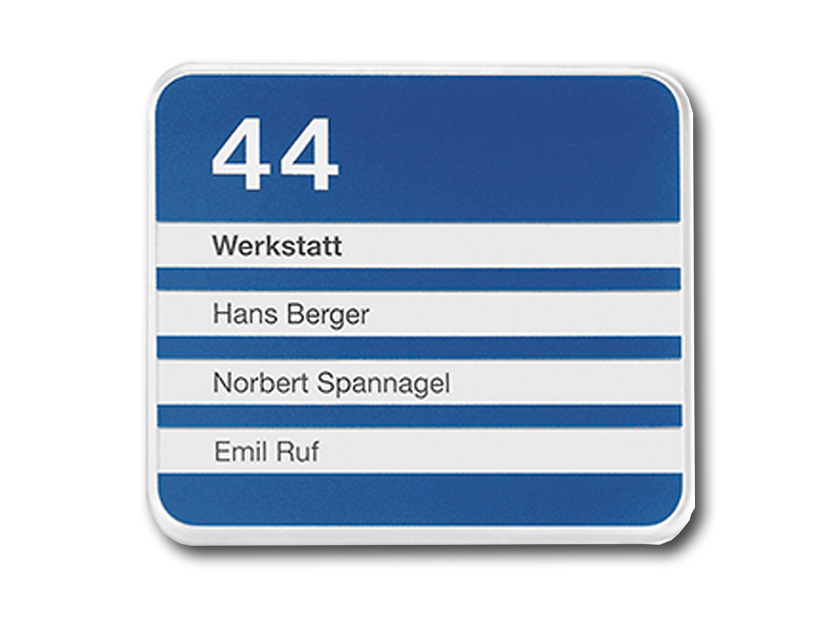 Türschild MAXI Komplett Türschild MAXI Komplett