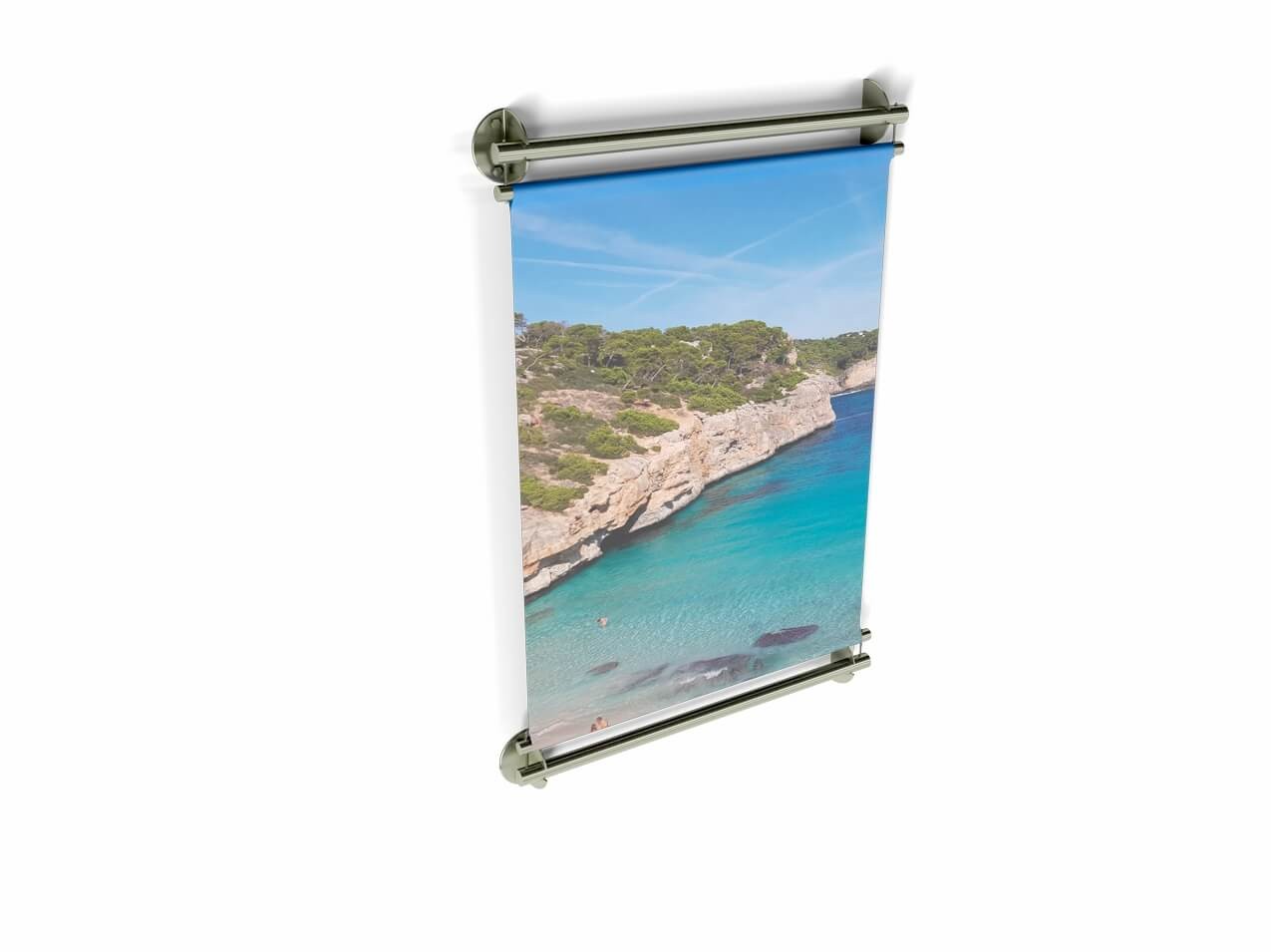 Bannerhalter Wand Edelstahl 100cm Bannerhalter Wand Edelstahl 100cm