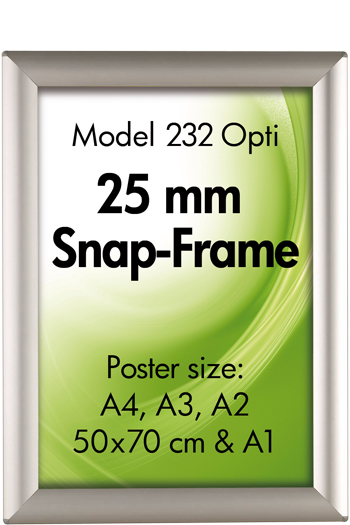 Klapprahmen 25mm 10% RABATT Alu silber Snap Frame Bilderrahmen 232 Klapprahmen 25mm 10% RABATT Alu silber Snap Frame Bilderrahmen 232