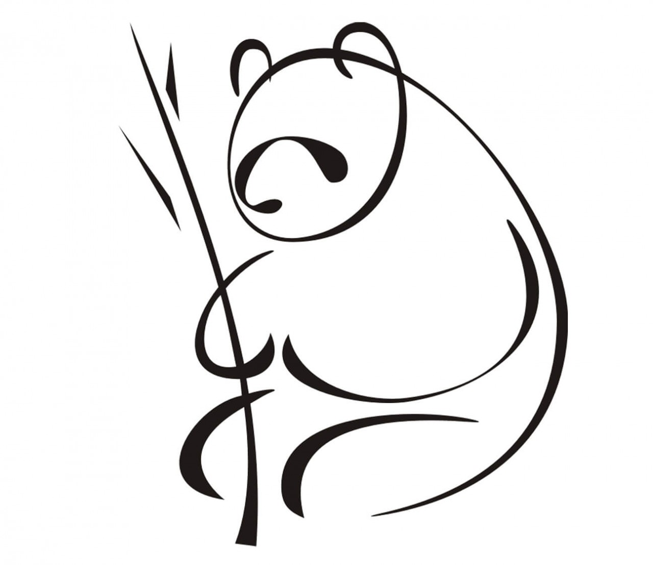 TIERE Pandabär als Wandtattoo TIERE Pandabär als Wandtattoo