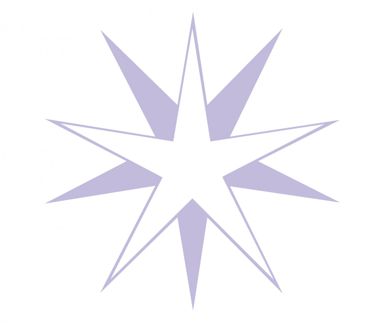 ORNAMENTE Stern Doppelstern Wandtattoo ORNAMENTE Stern Doppelstern Wandtattoo