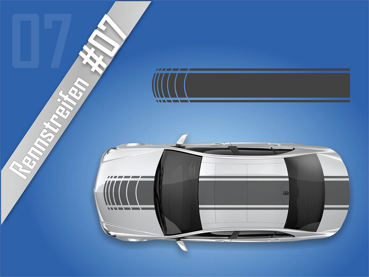 Autostreifen Rennstreifen Rallye Streifen #2107 Autostreifen Rennstreifen Rallye Streifen #2107