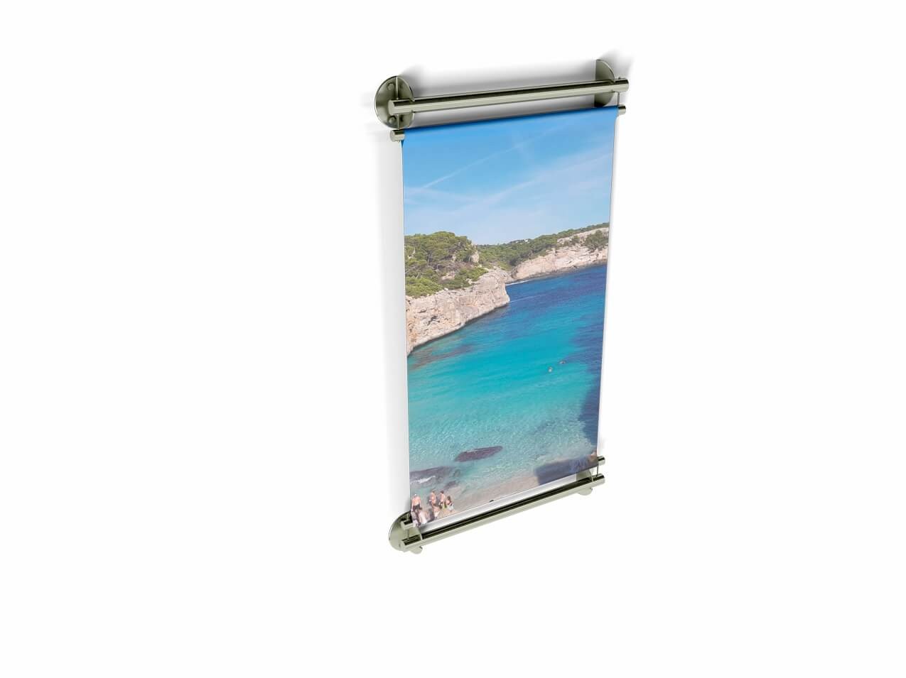 Bannerhalter Wand Edelstahl 80cm Bannerhalter Wand Edelstahl 80cm