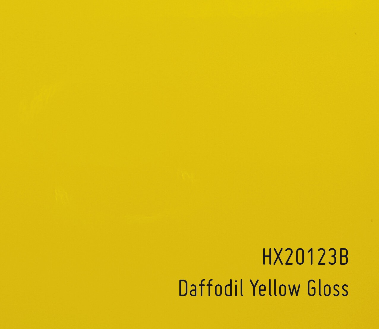 Autofolie Hexis-HX20123B - Daffodil Yellow Gloss Autofolie Hexis-HX20123B - Daffodil Yellow Gloss
