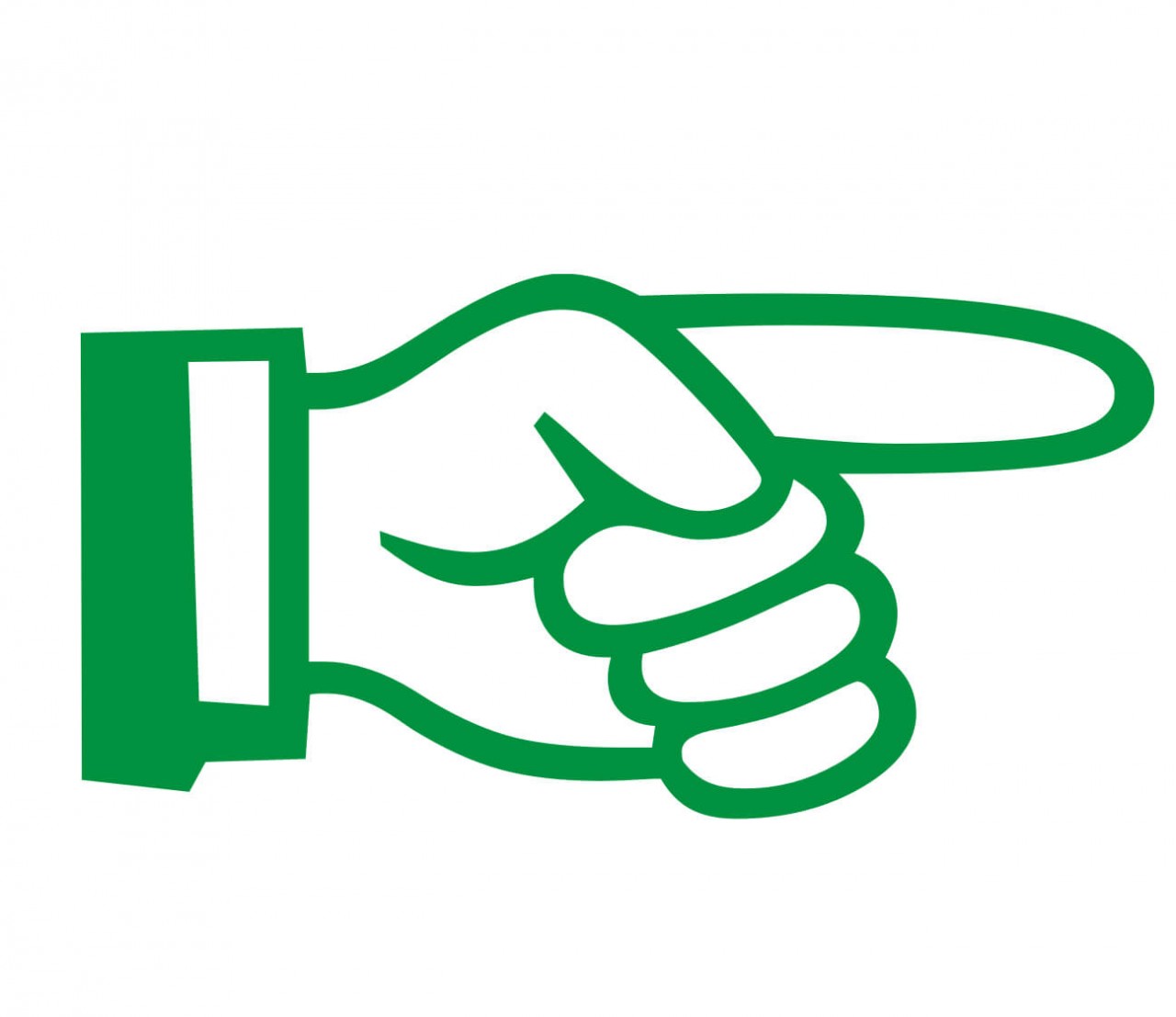 ZEICHEN Wegweiser, Zeigerfinger ZEICHEN Wegweiser, Zeigerfinger