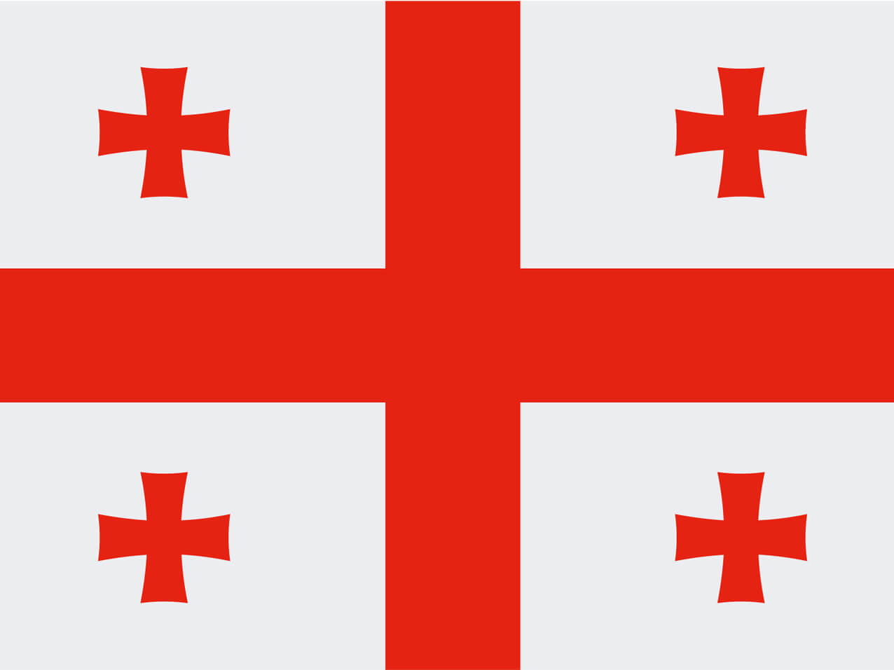 Fahne Georgien Fahne Georgien