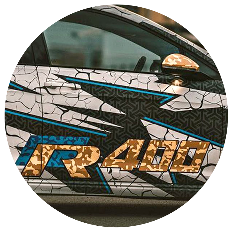 Digitalprint Autofolie - viele Motive