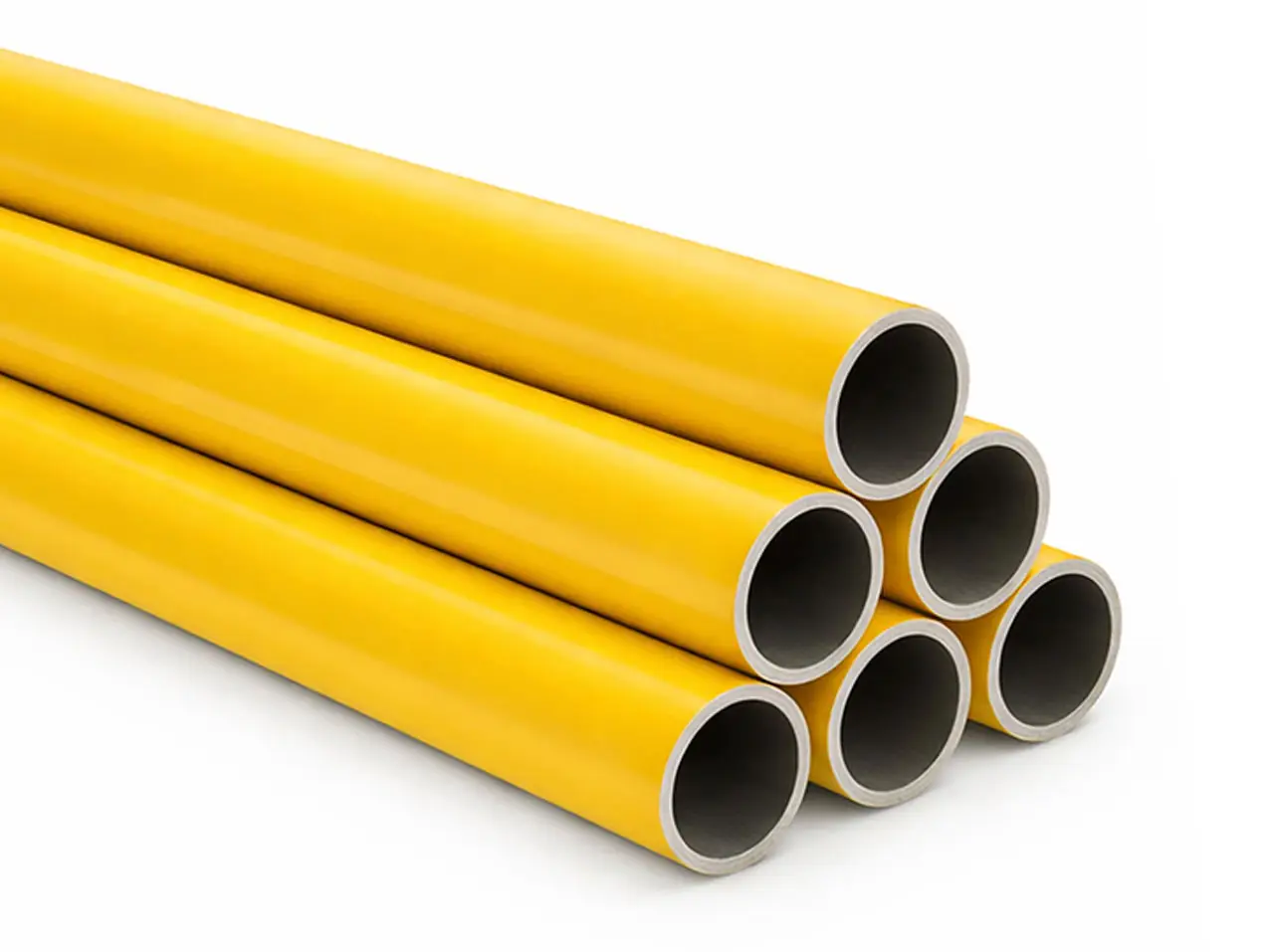 Stahlrohre-gelb-RAL1021-Gelaender-Anfahrschutz