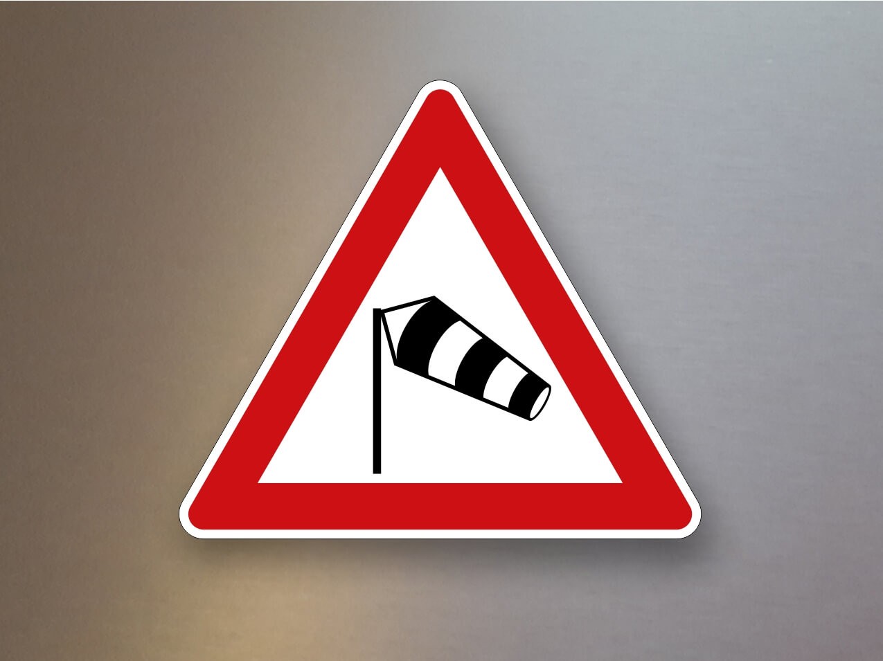 Verkehrsschild Seitenwind von links 117-20 Verkehrsschild Seitenwind von links 117-20