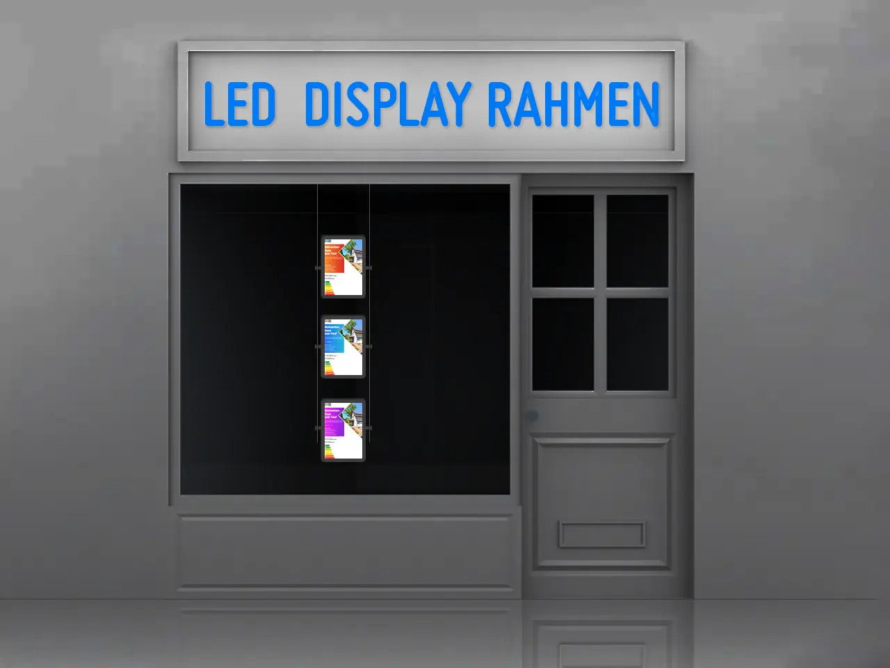LED Immobilienmakler Leuchtdisplay