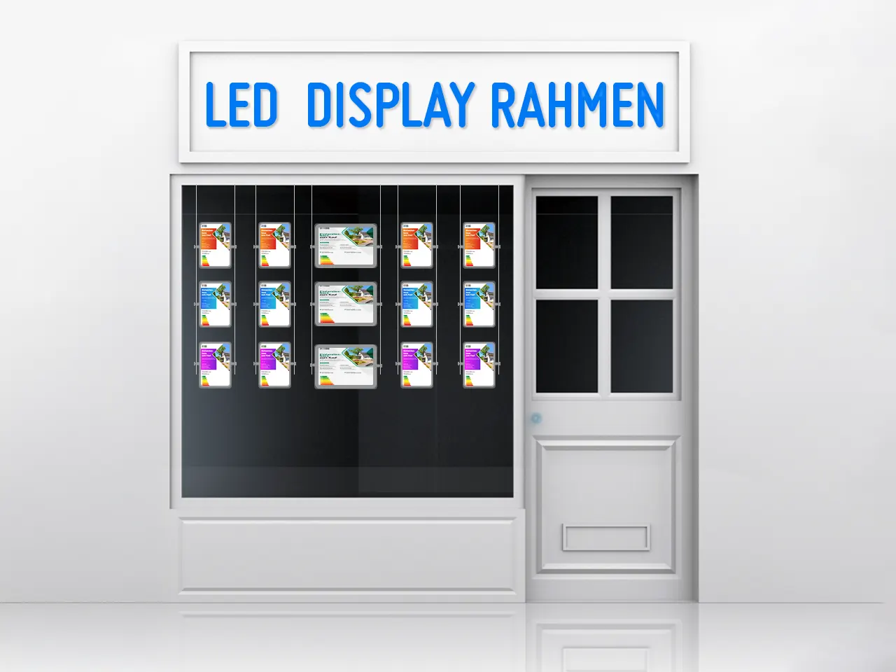 LED Immobilienmakler Leuchtdisplay LED Immobilienmakler Leuchtdisplay