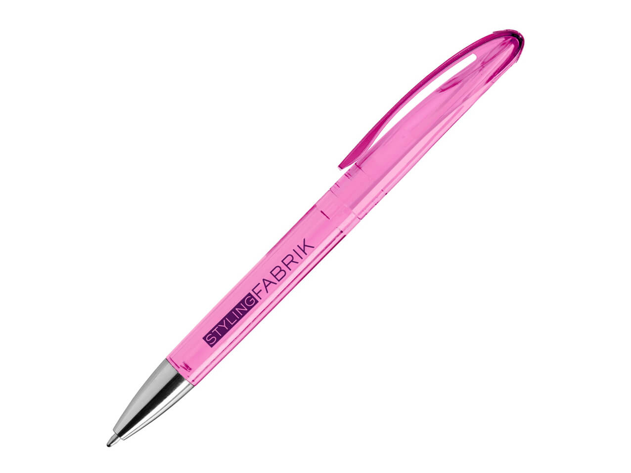 Kugelschreiber transparent Pelikan WG20336-Kugelschreiber-Kunststoff-tranparent-Pelikan-pink-rosa
