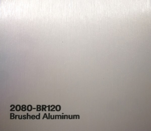 Autofolie Aluminium GEBÜRSTET BR 120-Brushed Alu hell 2080 3M Wrap Carwrapping