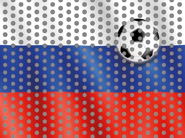 Aufkleber Auto für Heckscheibe Russland Flagge & Fußball EM 2020