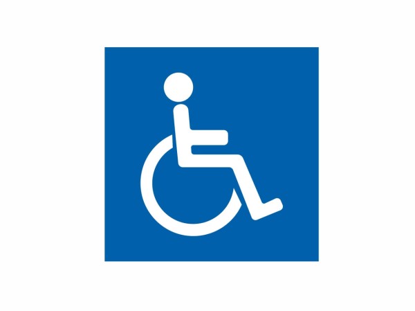 Hinweiszeichen Aufkleber Behindertentransport