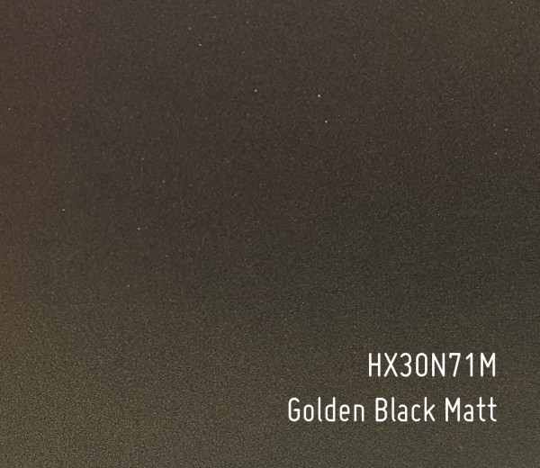 Autofolie Hexis HX30N71M - Golden Black Matt