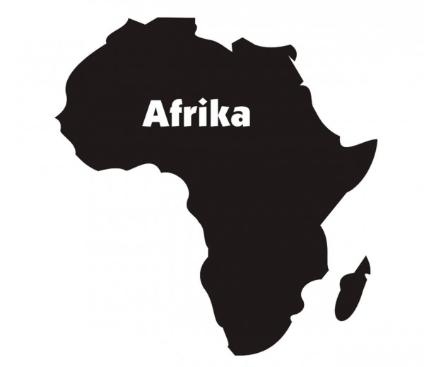 STADT Afrika, Kontinent als Wandtattoo