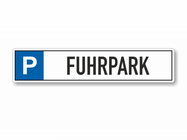 Parkplatzschild Furhpark