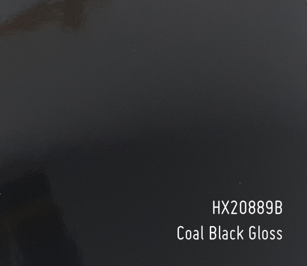 Autofolie-Hexis HX20889B - Coal Black Gloss (Glanz)