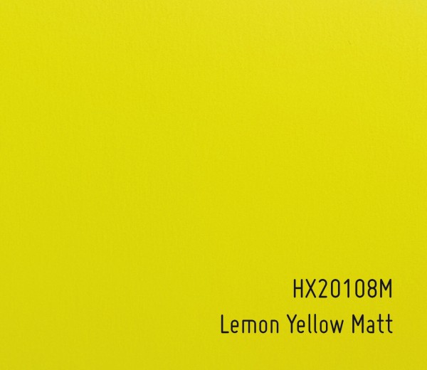 Autofolie Hexis HX20108M - Lemon Yellow Matt