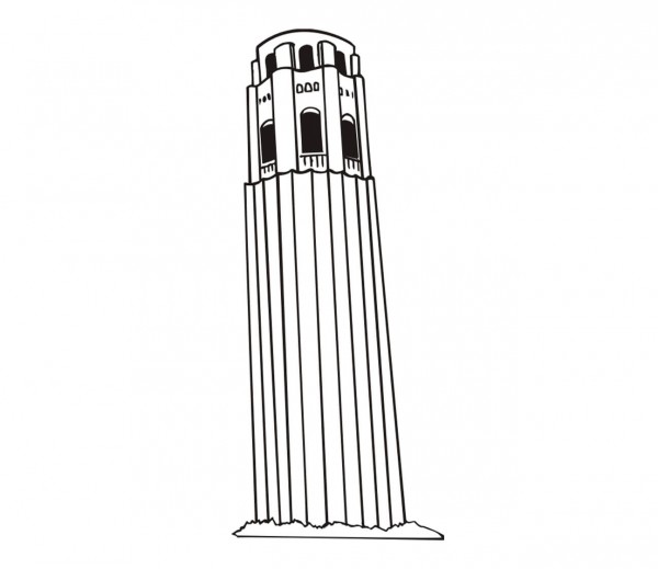 STADT Turm von Pisa als Wandtattoo
