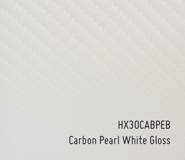 Autofolie Hexis HX30CABPEB - Carbon Pearl White Gloss