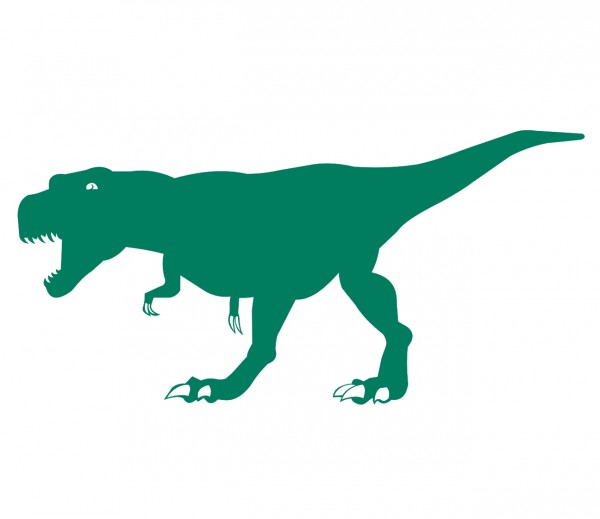 FANTASY T-Rex, Dinosaurier Wandtattoo
