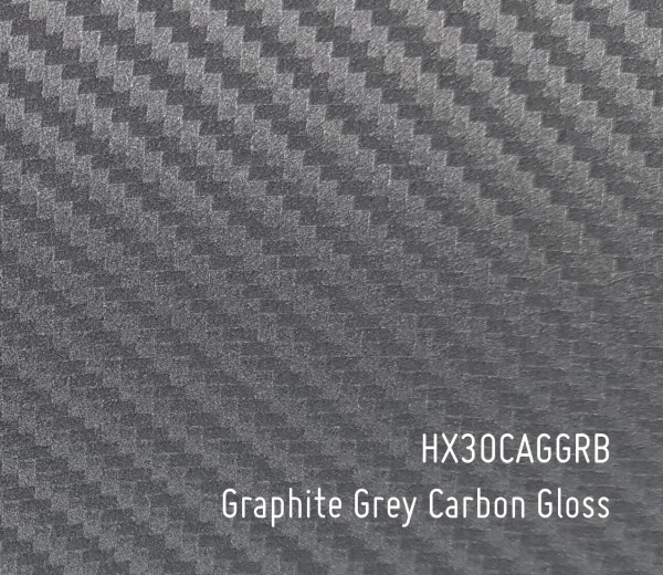 Autofolie Hexis HX30CAGGRB - Graphite Grey Carbon Gloss