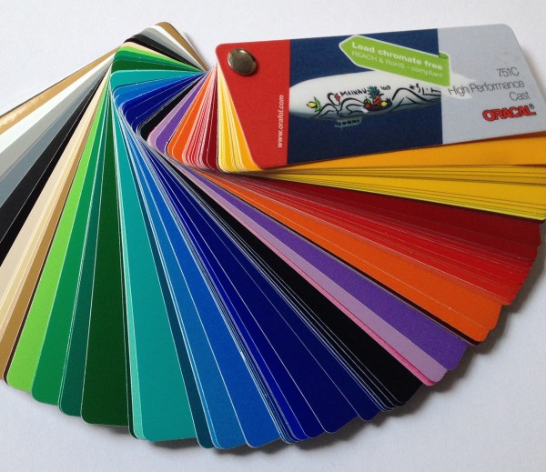 Farbfächer Orafol 751 Autofolie 2-D, Folienbeschriftung inkl 5 € Gutschein