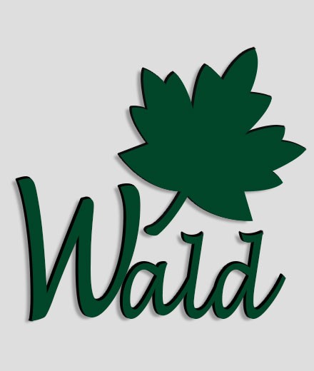 Logo DIBOND 3 mm COLOR gefräst Grafik 3D Wandtattoo