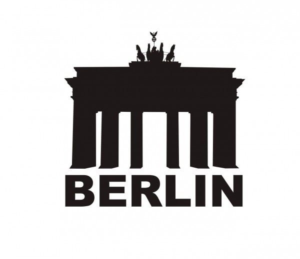 STADT Berlin Brandenburger Tor als Wandtattoo