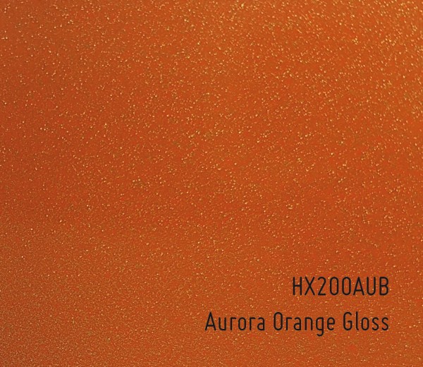 Autofolie Hexis HX200AUB - Aurora Orange Gloss (mit Glitzer)