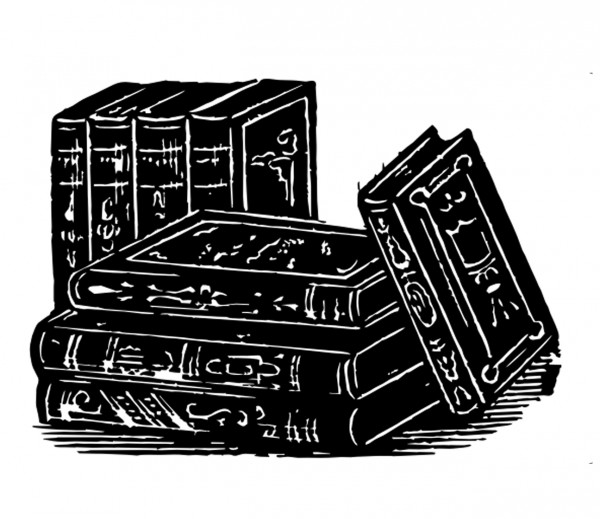 OLD MOTIVE Bücher, Geheimbücher als Wandtattoo