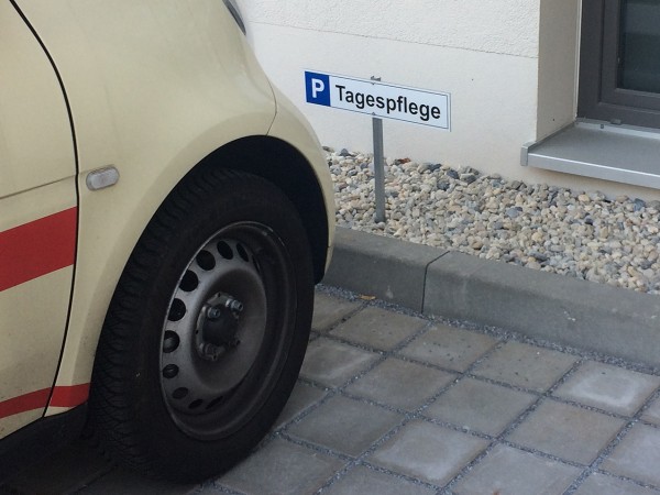 Parkplatz Schild Pfosten TOPSELLER