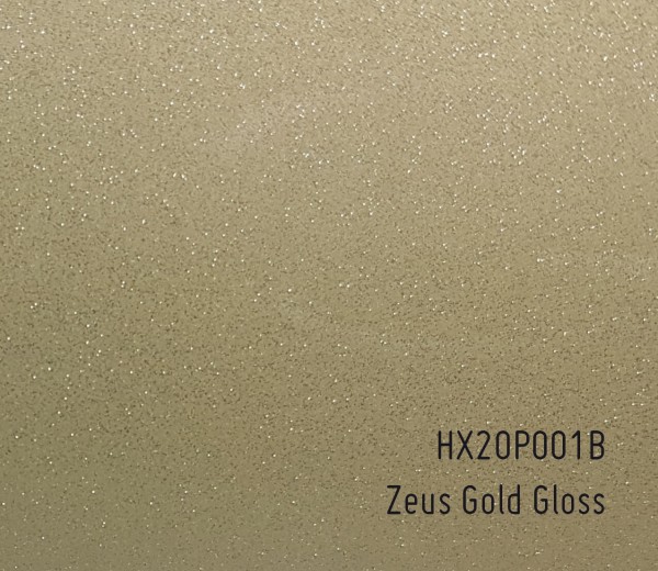 Autofolie Hexis HX20P001B - Zeus Gold Gloss (mit Glitzer)